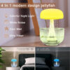 Jellyfish Raindrop Humidifier Ultrasonic Atomization Seven-color Ambience Light Cloud Rain Aroma Diffuser Home Decor - Image 4