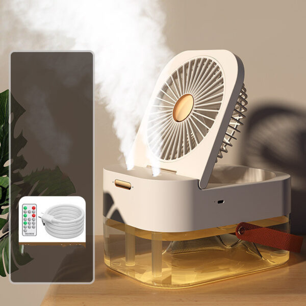 Humidifier Spray Fan Portable Fan Air Cooler Air Humidifier USB Mist Fan Desktop Fan With Night Light For Summer Home Appliance - Image 9