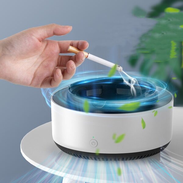 Smoke Removal Air Purification Ashtray Anion Purification Practical Automatic Purifier Ashtray Portable Gadgets For Car Ashtray - Image 7