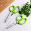 Multifunctional Multi-layer Green Onion Scissors Stainless Steel Onion Cutting Knife Herb Seaweed Spice Scissors Kitchen Scissor Kitchen Gadgets - Image 6